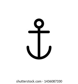 anchor icon vector design. eps 10