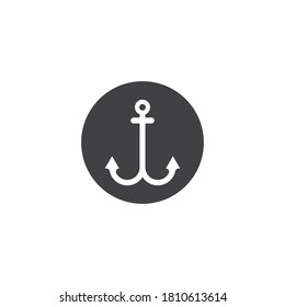 Anchor icon vector design illustration template