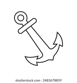 Anchor icon vector design illustration template