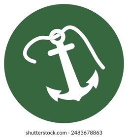 Anchor icon vector design illustration template