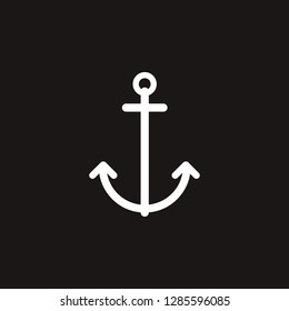 anchor icon. anchor vector design. sign design