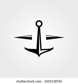 Anchor icon. Vector illustration.