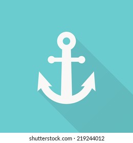 Anchor Icon , Vector Illustration