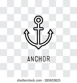 Anchor icon. Vector illustration