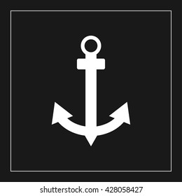 anchor icon. anchor vector illustration