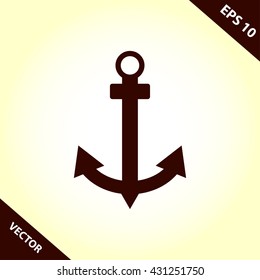 anchor icon. anchor vector illustration