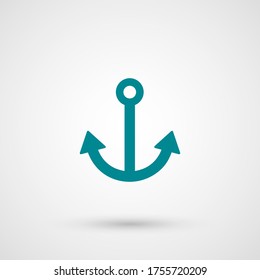 anchor Icon. Vector illustration EPS 10.