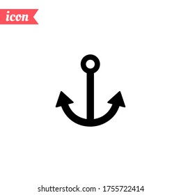 icono de anclaje. Ilustración del vector EPS 10.