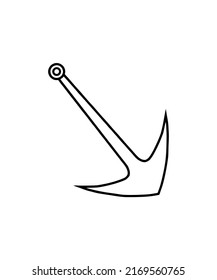 anchor icon vector illustration logo template