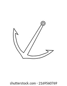 anchor icon vector illustration logo template