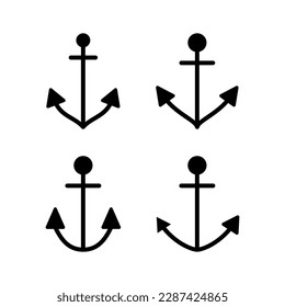 Anchor icon vector illustration. Anchor sign and symbol. Anchor marine icon.