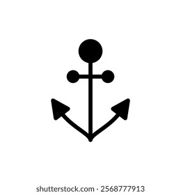 Anchor icon vector illustration. Anchor sign and symbol. Anchor marine icon.