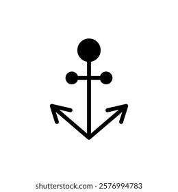 Anchor icon vector illustration. Anchor sign and symbol. Anchor marine icon.