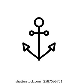 Anchor icon vector illustration. Anchor sign and symbol. Anchor marine icon.