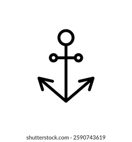 Anchor icon vector illustration. Anchor sign and symbol. Anchor marine icon.