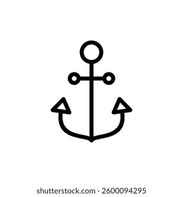 Anchor icon vector illustration. Anchor sign and symbol. Anchor marine icon.