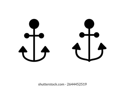 Anchor icon vector illustration. Anchor sign and symbol. Anchor marine icon.