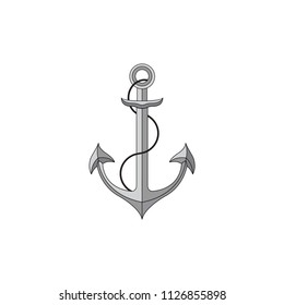 Anchor icon, vector image