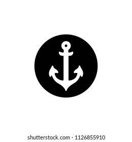 Anchor icon, vector image