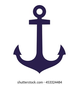Anchor icon, vector image