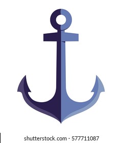 anchor icon, vector image