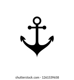 Anchor Icon Vector Logo Template.