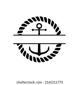 Anchor icon vector set. seafaring illustration sign collection. sailor symbol or logo.