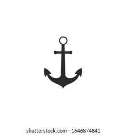 anchor Icon vector sign isolated for graphic and web design. anchor symbol template color editable on white background.