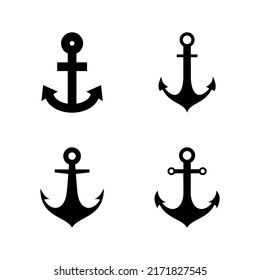 Anchor icon vector. Anchor sign and symbol. Anchor marine icon.