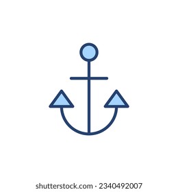 Anchor icon vector. Anchor sign and symbol. Anchor marine icon.