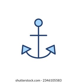 Anchor icon vector. Anchor sign and symbol. Anchor marine icon.