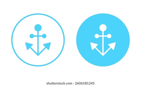 Anchor icon vector. Anchor sign and symbol. Anchor marine icon.