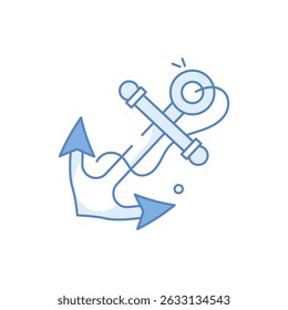 Anchor Icon vector stock illustration