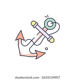Anchor Icon vector stock illustration