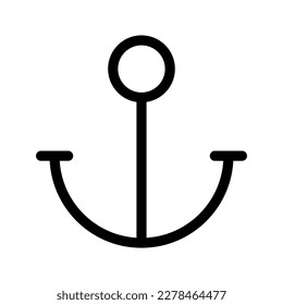 Anchor Icon Vector Symbol Design Illustration