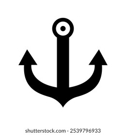 Anchor Icon Vector Symbol Design Illustration