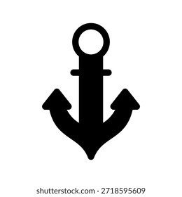 Vektorsymbol-Ankerdesign-Illustration