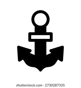 Vektorsymbol-Ankerdesign-Illustration