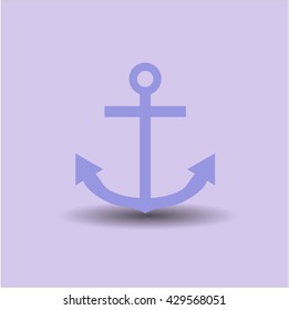 anchor icon vector symbol flat eps jpg app web concept website
