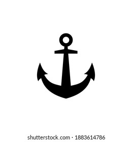 Anchor icon vector. Anchor symbol logo. Anchor marine icon.
