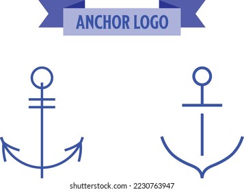 Anchor icon vector. Anchor symbol logo. Anchor marine icon.
Lighthouse Searchlight Beacon Tower Island Beach Coast Simple Line Art logo Template