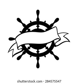 Anchor icon vector tattoo logo grunge design floral hand  art
