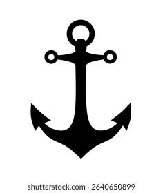 anchor icon vector with trendy design