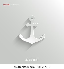 Anchor icon - vector web illustration, easy paste to any background