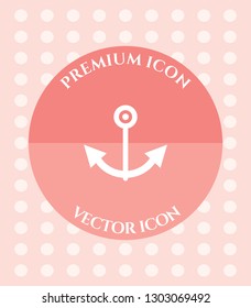 Anchor Icon for Web. Application, Software & Graphic Design.