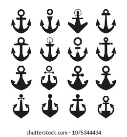 anchor icons set