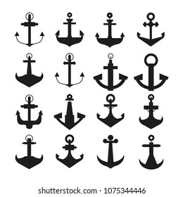 anchor icons set