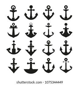 anchor icons set