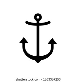 Anchor icon,vector illustration. Flat design style. vector anchor icon illustration isolated on White background, anchor icon Eps10. anchor icons graphic design vector symbols.