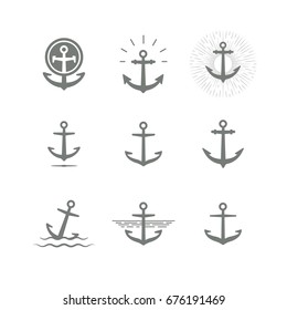 Anchor Illustrations set